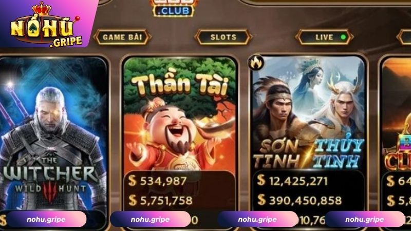 Các tựa game nổ hũ HIT CLUB hot nhất hiện nay